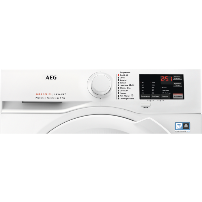 AEG - 9 kg washing machine - L6FBI945