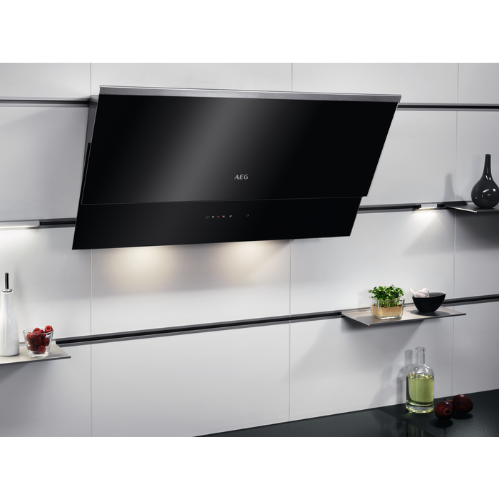 AEG - Black cooker hood - DVB5860B