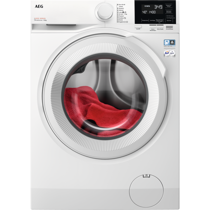 AEG - 8 kg washing machine - LR6G84OW